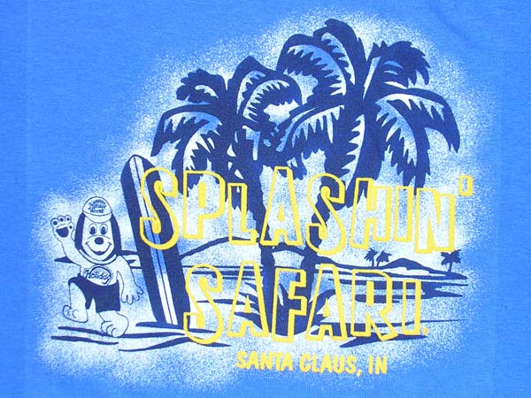 Splashin Safari Palm T-Shirt Design D01085SPLASH