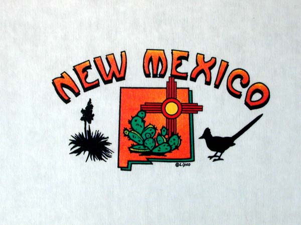 New Mexico State Icon T-Shirt Design D01131NM
