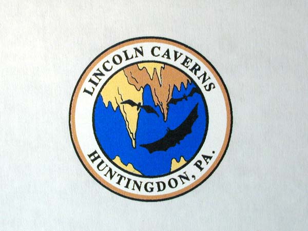 Circle Logo Lincoln Caverns T-Shirt Design D01191LINCOL
