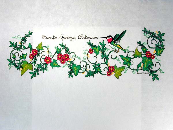 Hummingbird In Flowers T-Shirt Design