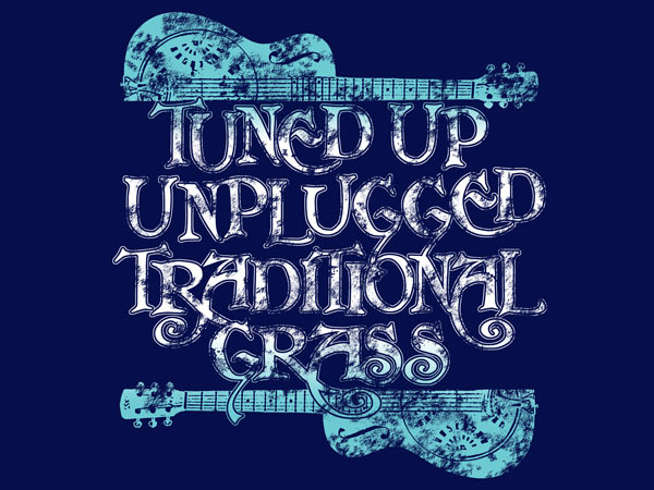 Bluegrass Unplugged Traditional Grass T-Shirt Design D01432TUNEDU