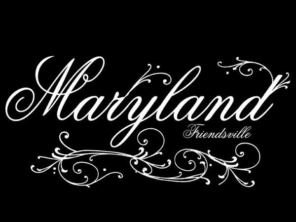 Maryland Scrollwork T-Shirt Design D01476MD