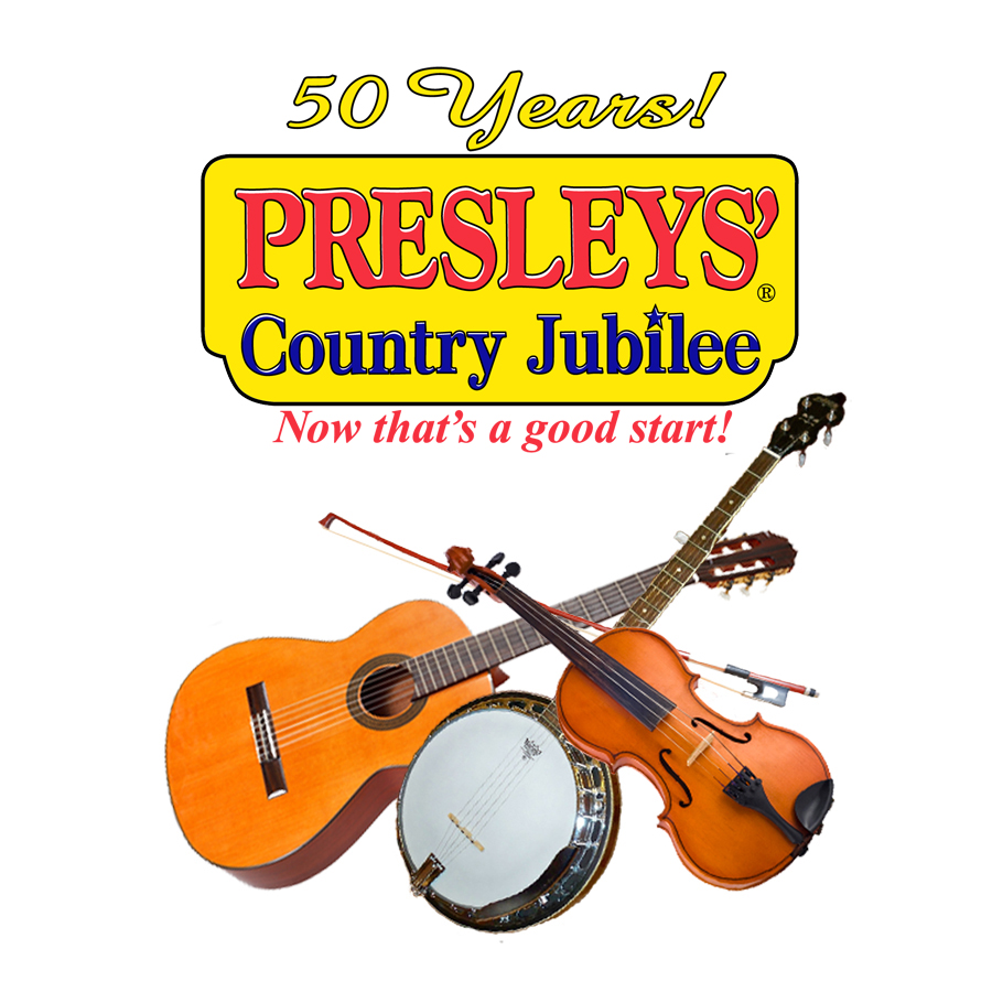 Presleys' Country Jubilee 50th Anniversary Custom T-Shirt Design D01931PRESLE