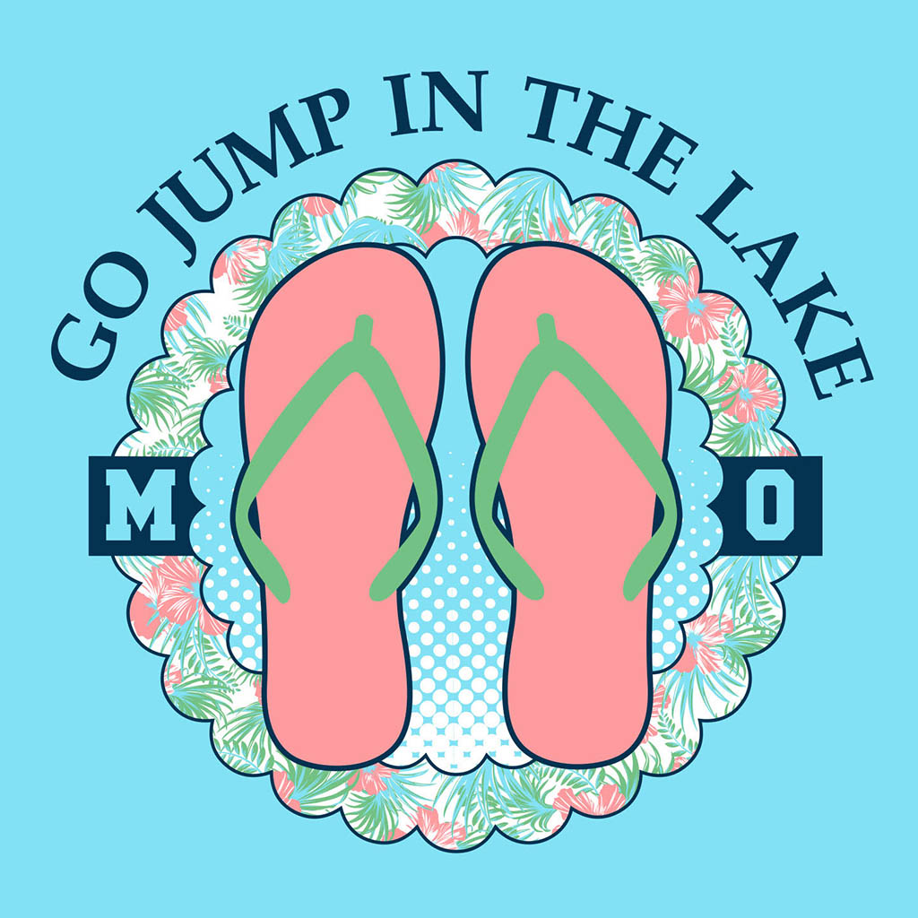 Go Jump in the Lake T-Shirt Design D02004GOJUMO