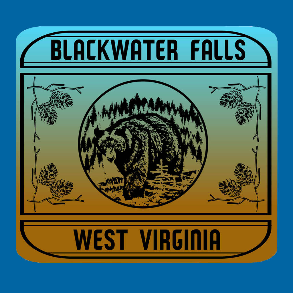 Blackwater Falls, West Virginia w/Bear
