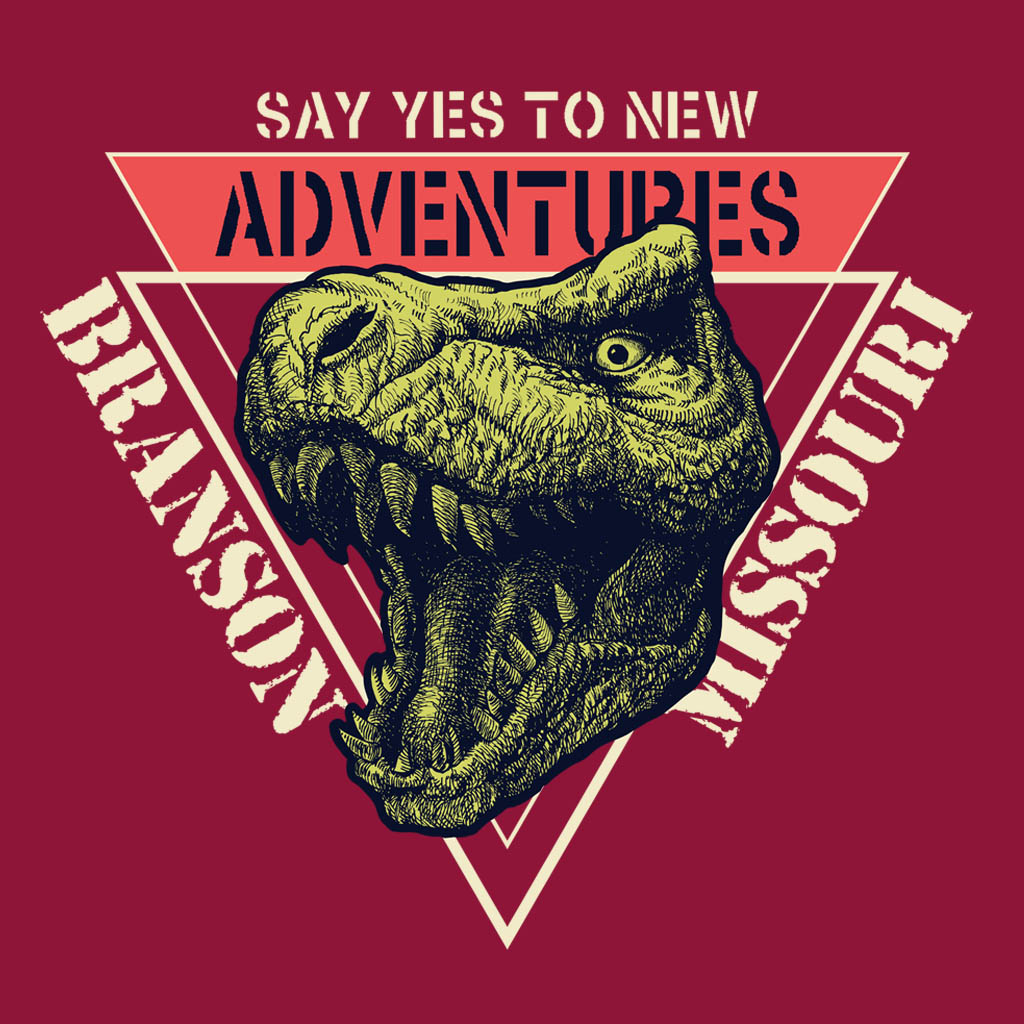Say Yes To New Adventures Dino Design D03763SAYEST