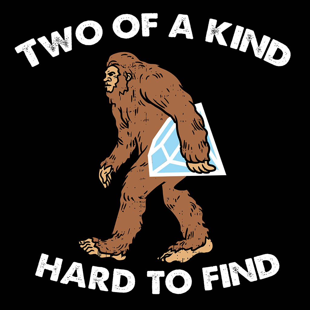 Bigfoot Two Of A Kind Hard To Find Design D03794TWOKD