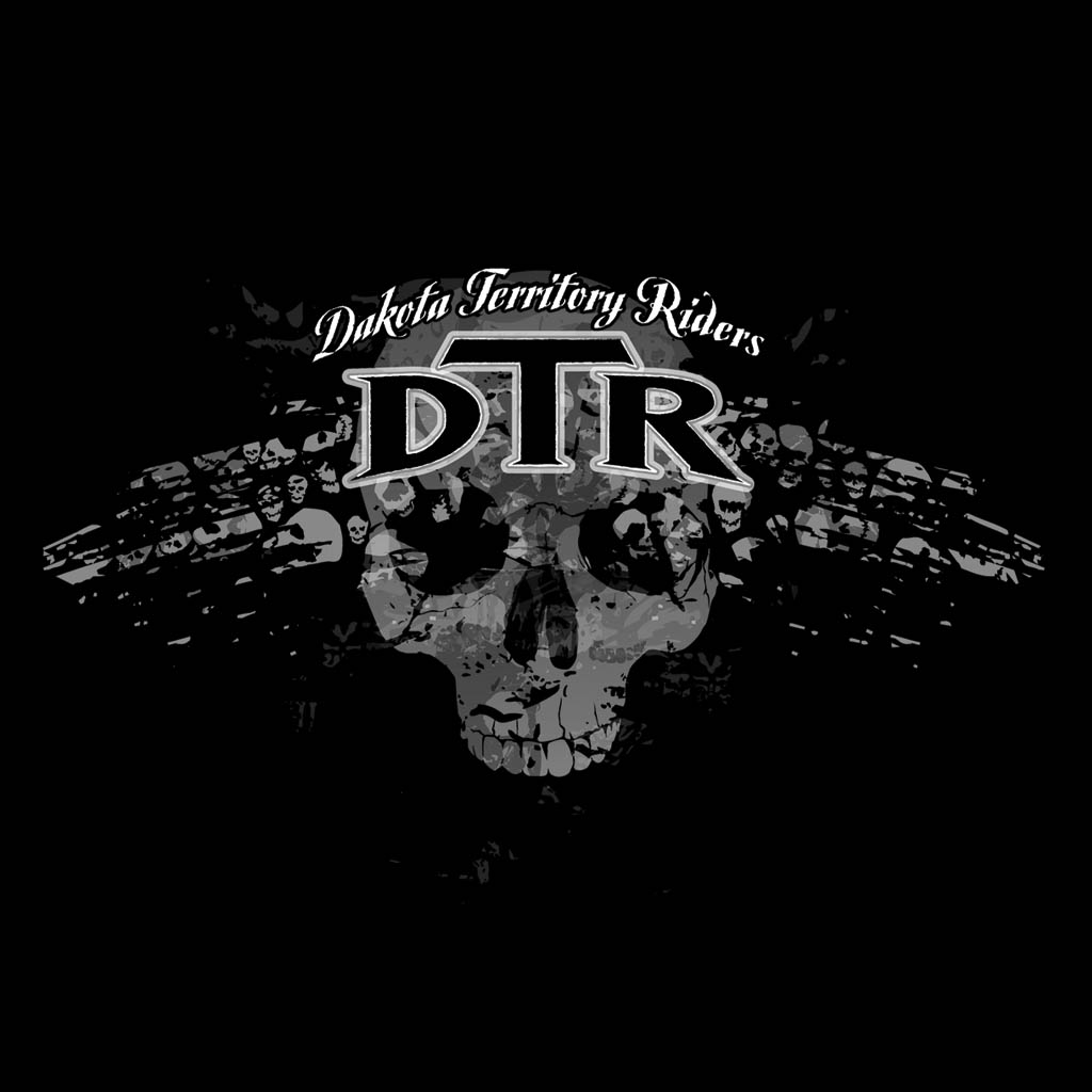 Dakota Territory Riders Skull Design D03821DTSKFF