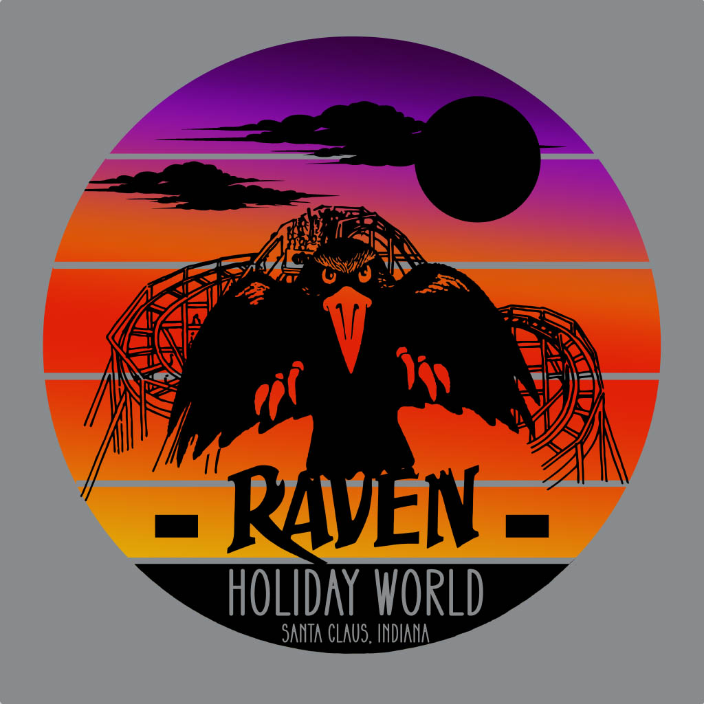 Holiday World Raven T-Shirt Design D03997HLWRVN