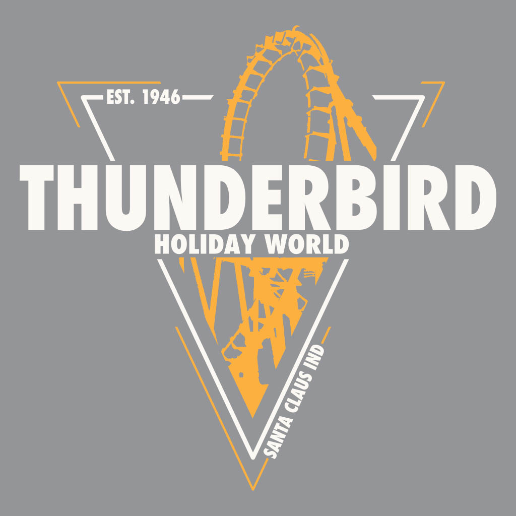 Thunderbird Holiday World Est 1946 T-Shirt Design D04008HWSSES