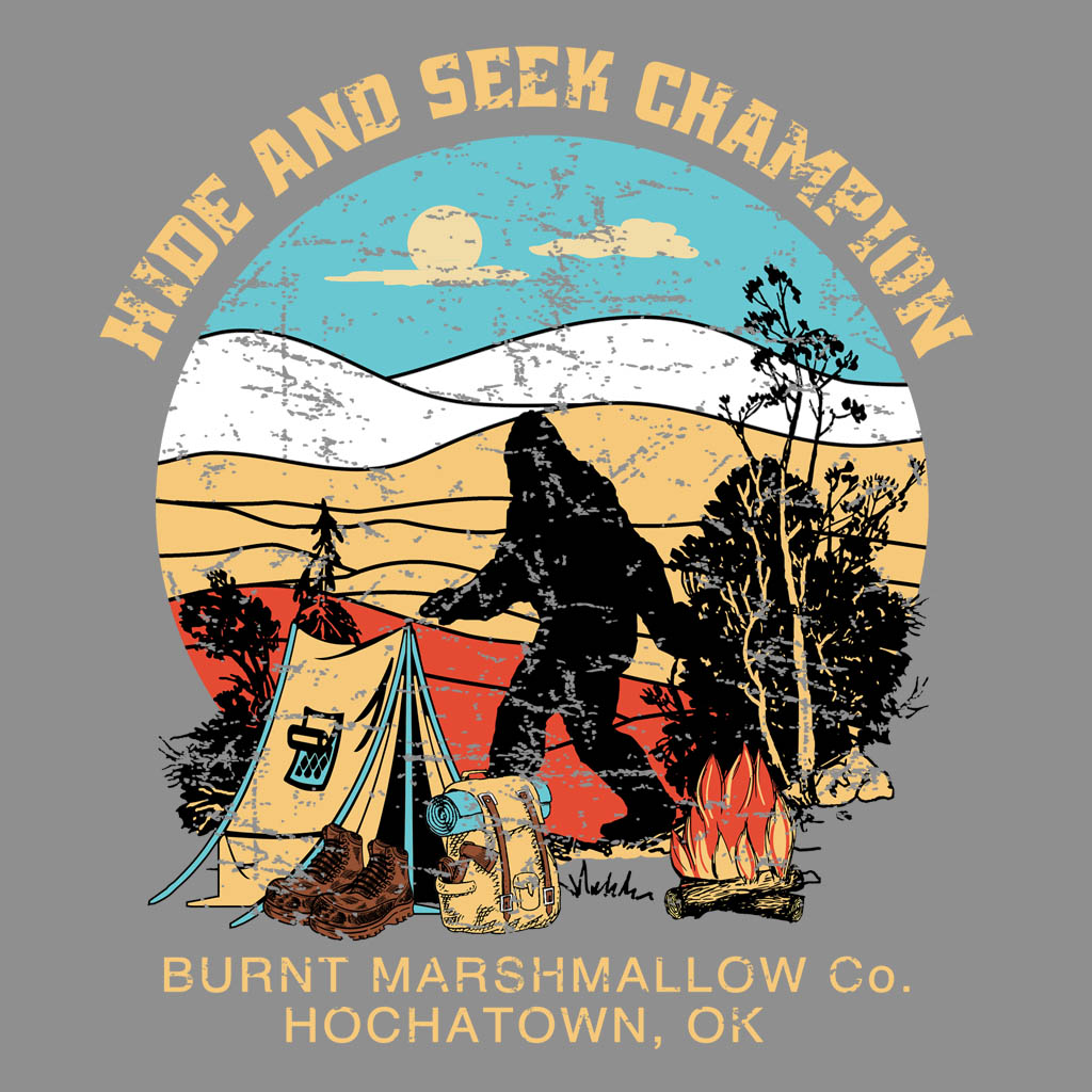 Hide And Seek Champion With Name Drop T-Shirt Design D04104HDSKND