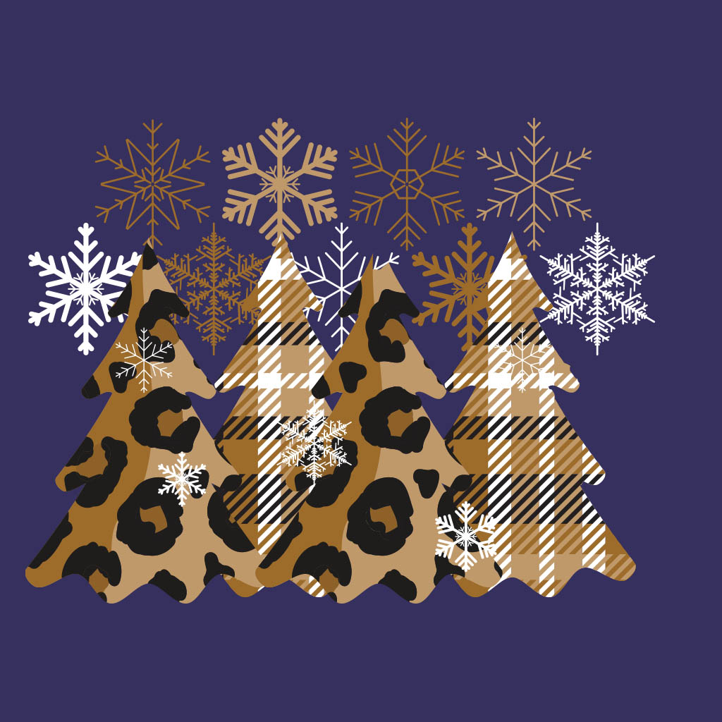 Christmas Trees T-Shirt Design D04150XMSTRE