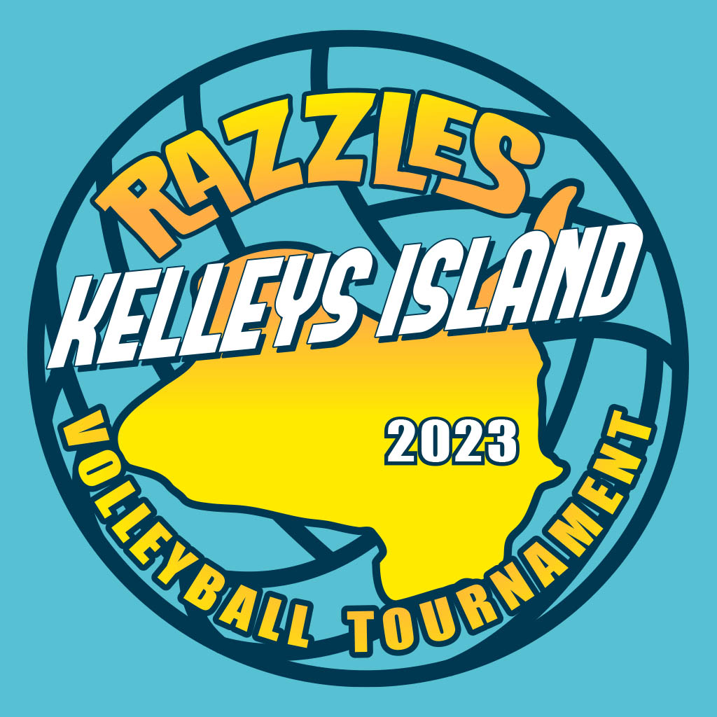 Razzles Kelleys Island 2023 Left Chest Emblem T-Shirt Design D04283RZKILC