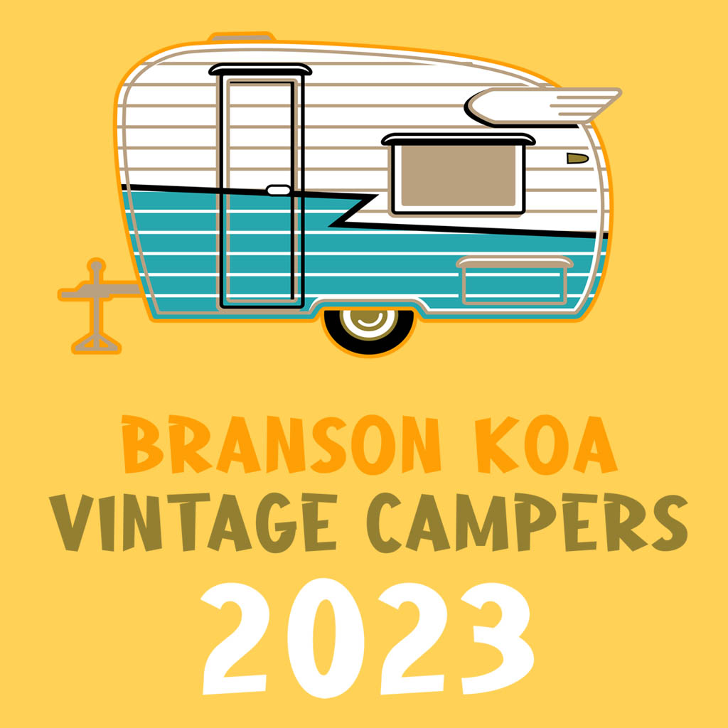 Branson KOA Vintage Camper 2023 Left Chest Design D04317BKVCLC