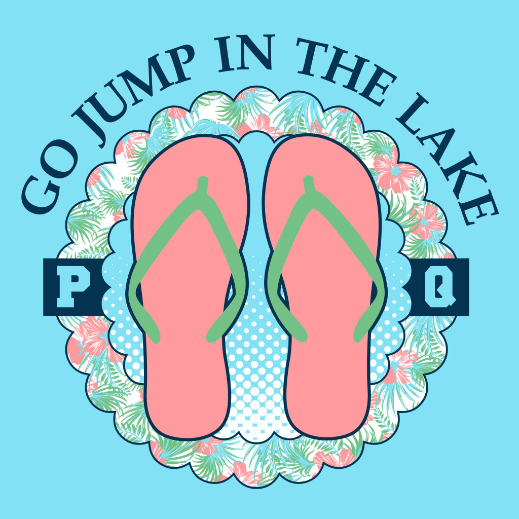 Go Jump in the Lake T-Shirt Design D04656GOJUPQ