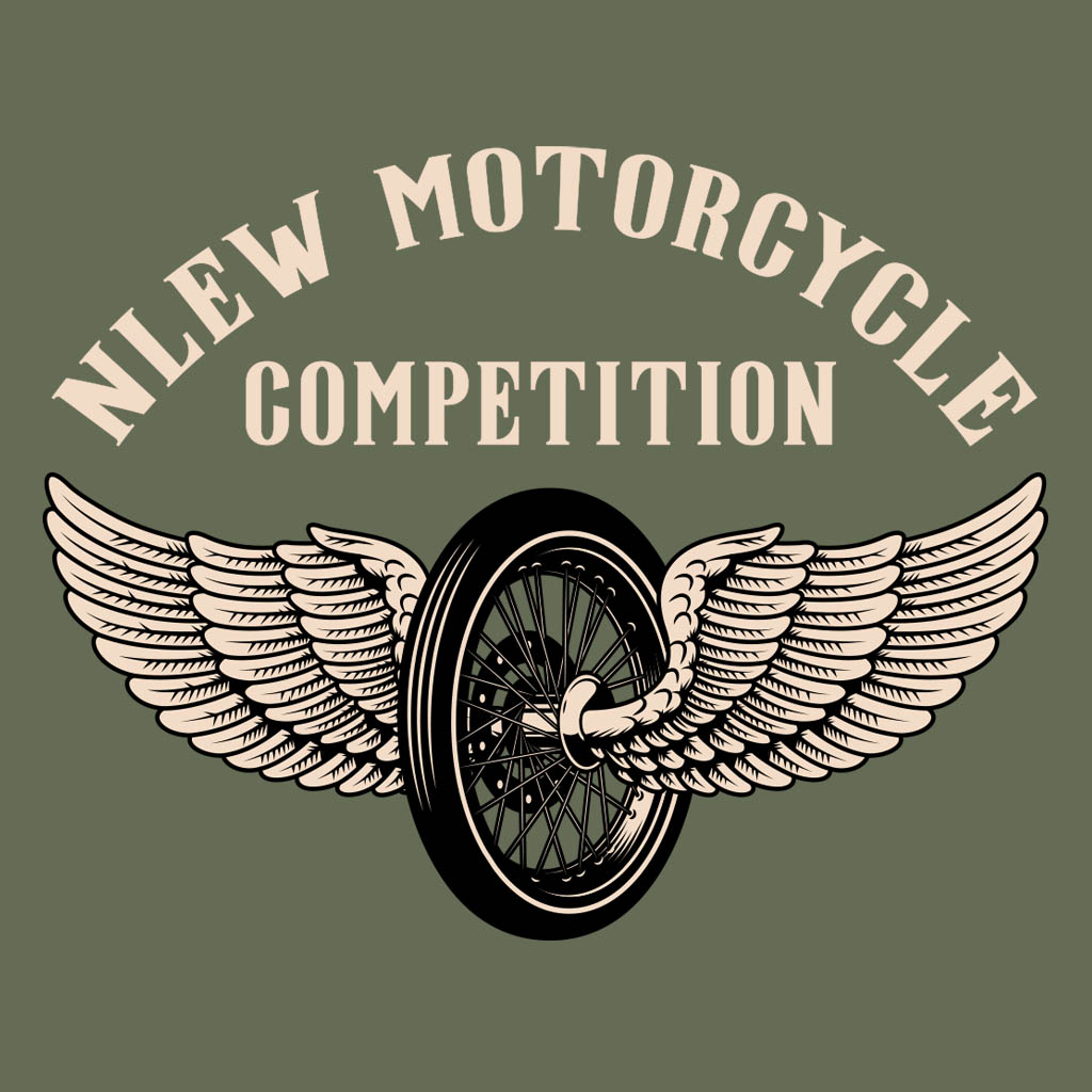 NLEW Motorcycle Competition T-Shirt Design D04689NLEWLC