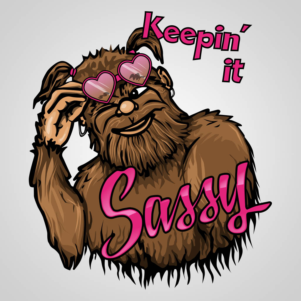 Keepin It Sassy T-Shirt Design D04729KSASSY