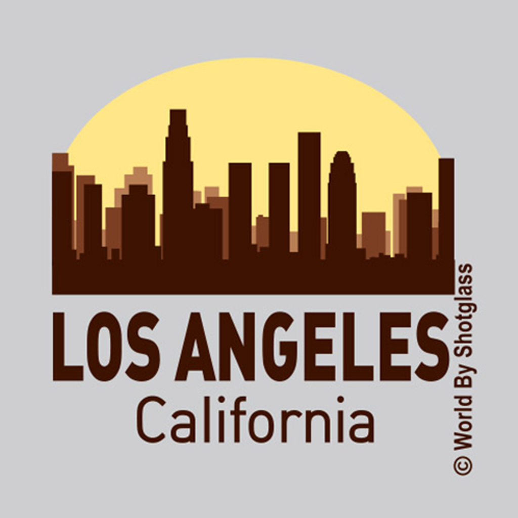 Los Angeles Sunset Skyline 4/C GMC Design GMC01411