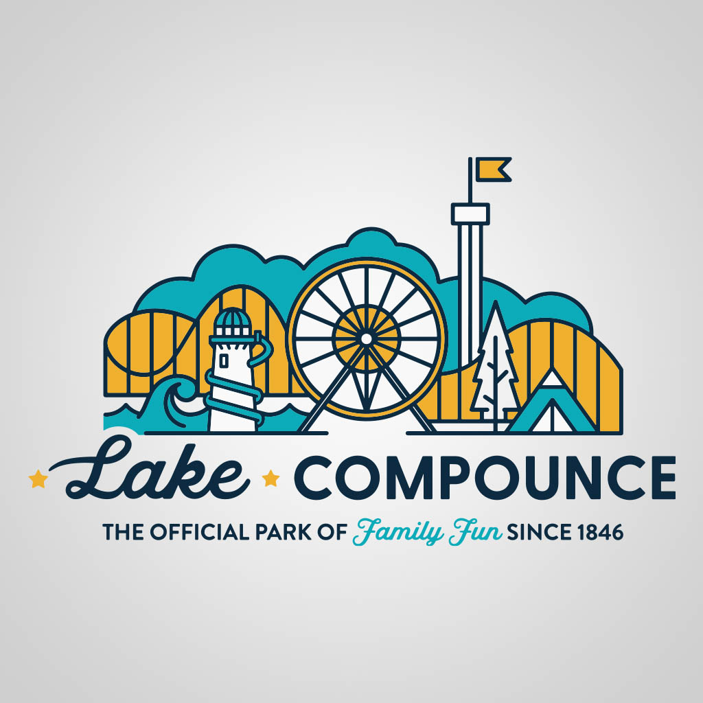 Lake Compounce Park Since 1846 GMC Design GMC01767