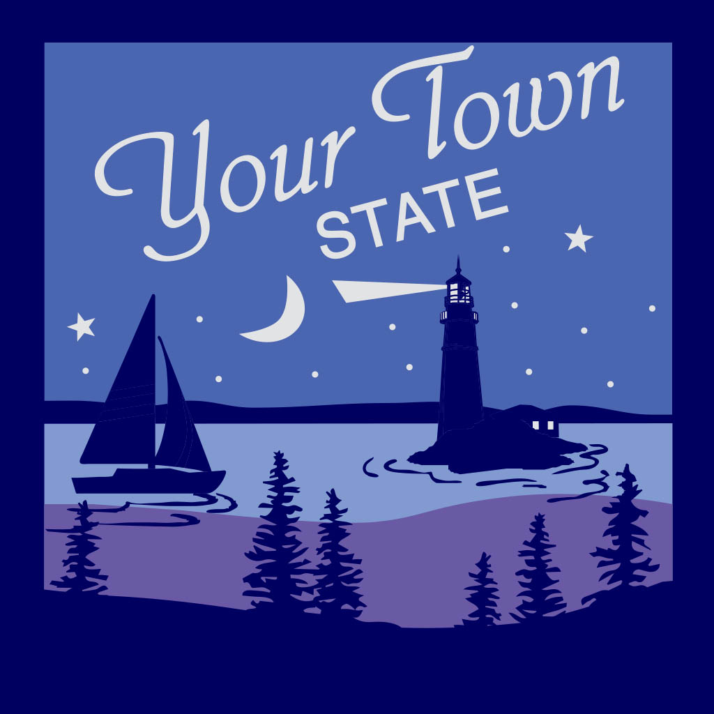 Nautical Night Scene GMS Design GMS01072