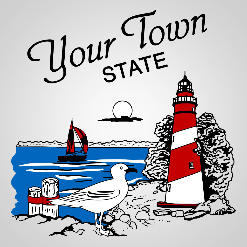 Lighthouse Scene GMS Design GMS01085