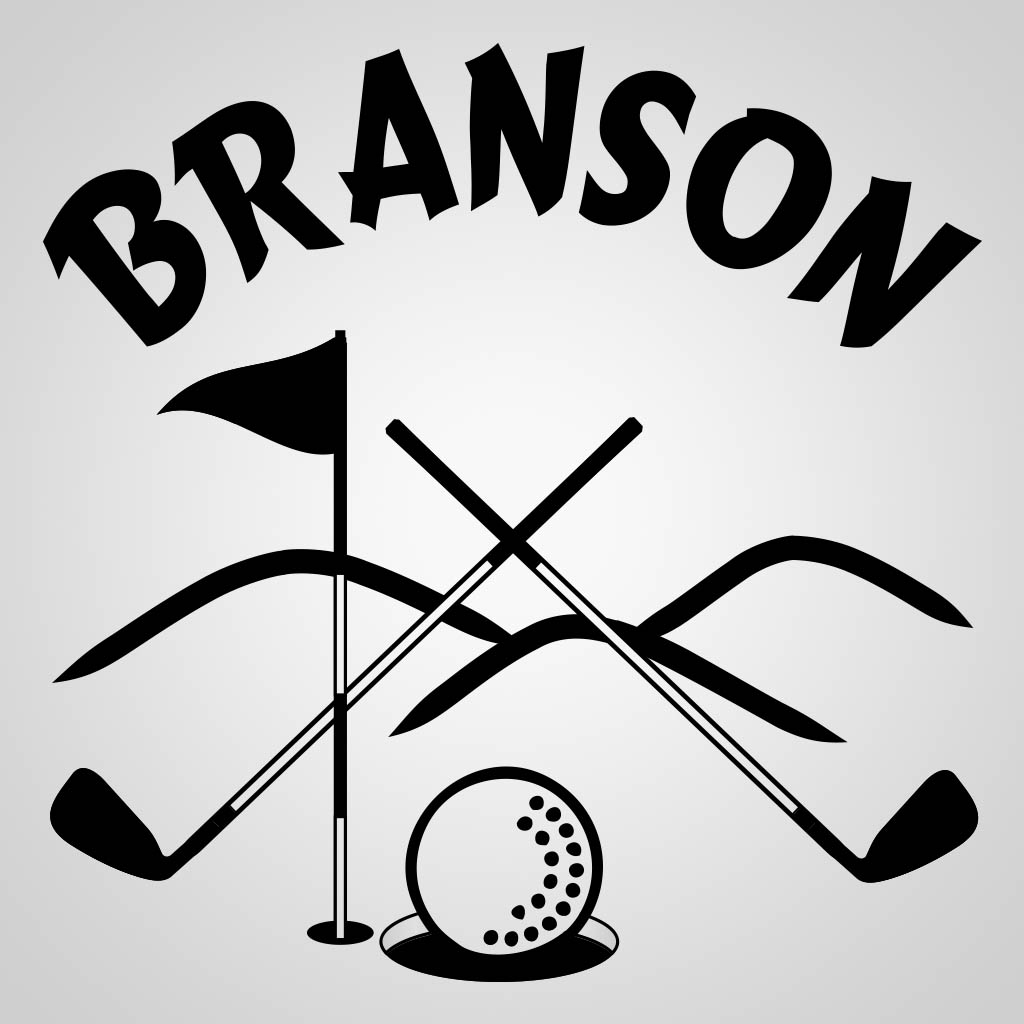 Branson With Golfing Icon Dicks 5 & 10 GPC Design