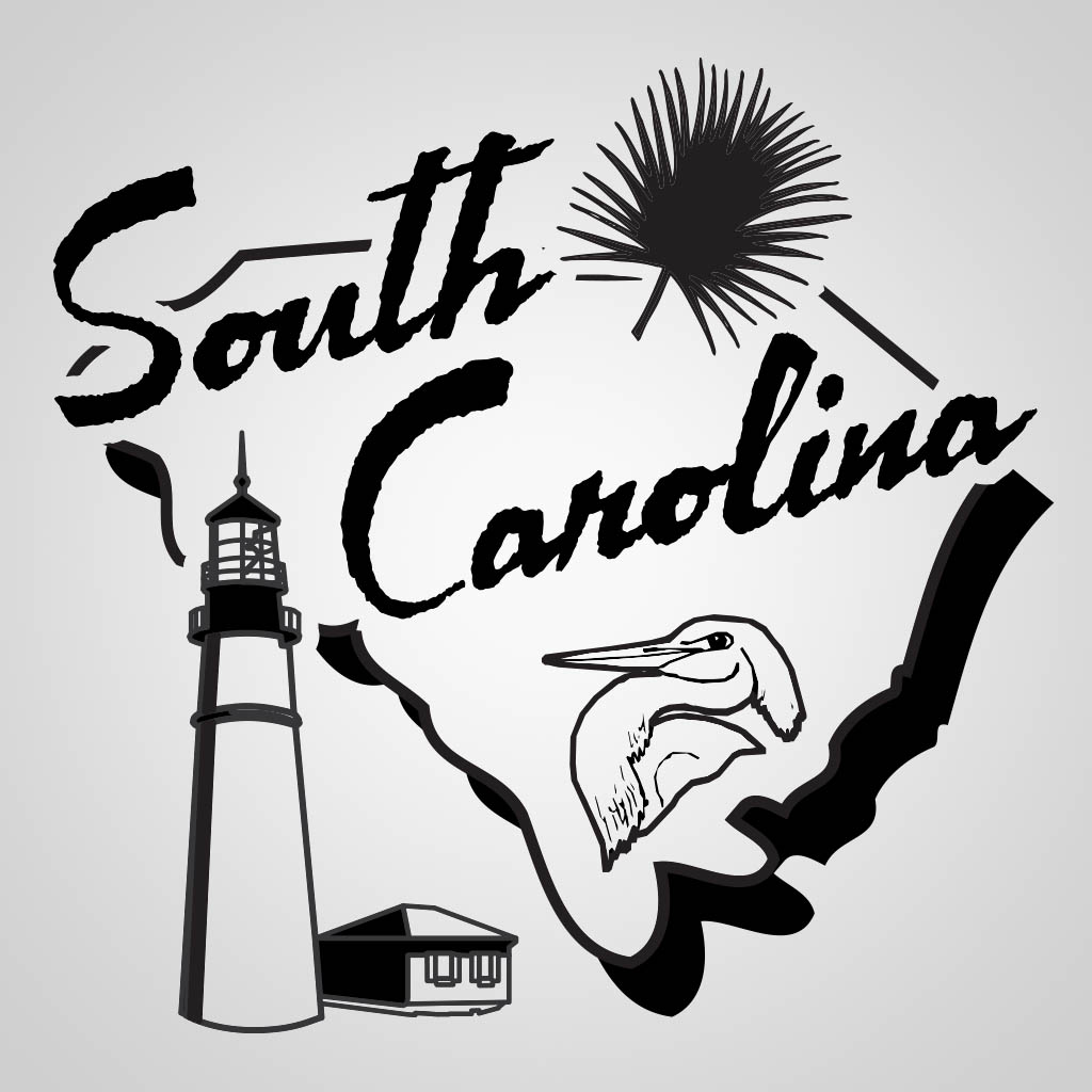 South Carolina State Map GPC Design GPC14170