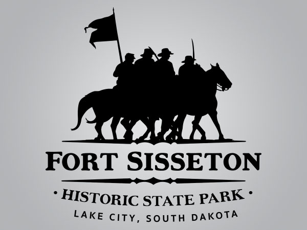 Fort Sisseton Historic State Park Calvary Riders Custom Pad Print Design GPC14217
