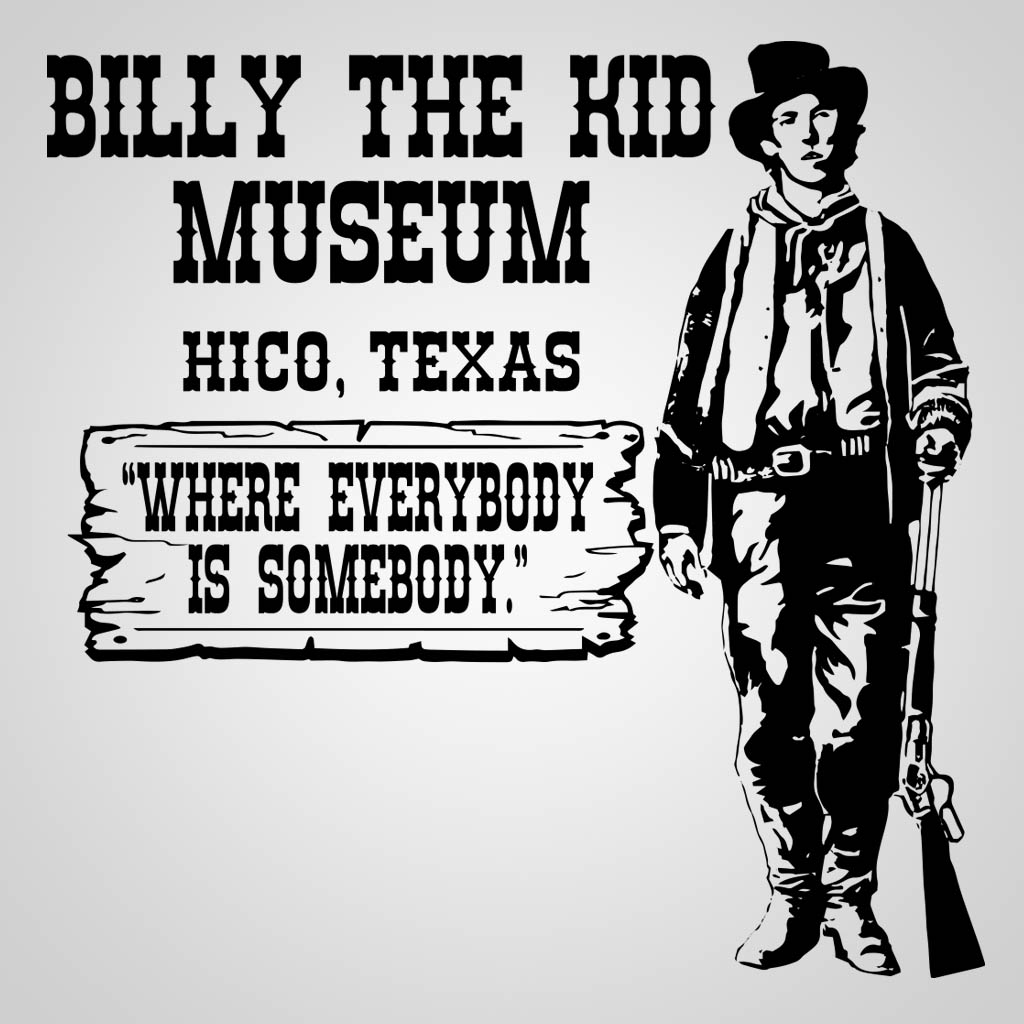 Billy the Kid Hico Texas GPC Design GPC14911