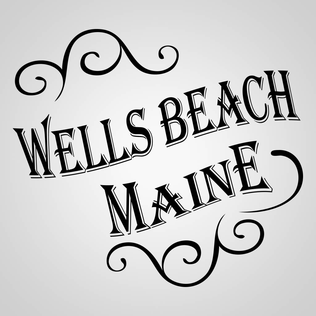 Wells Beach Maine With Banner GPC Design GPC15584