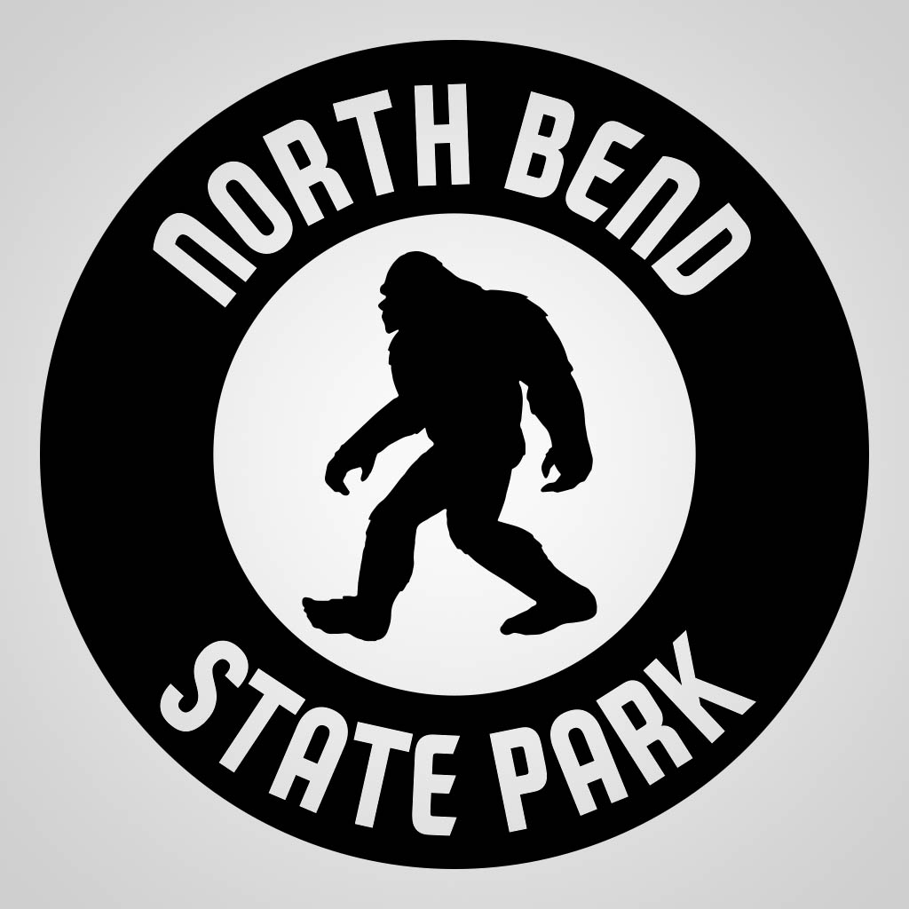 North Bend State Park Circle with Bigfoot GPC Design GPC15729