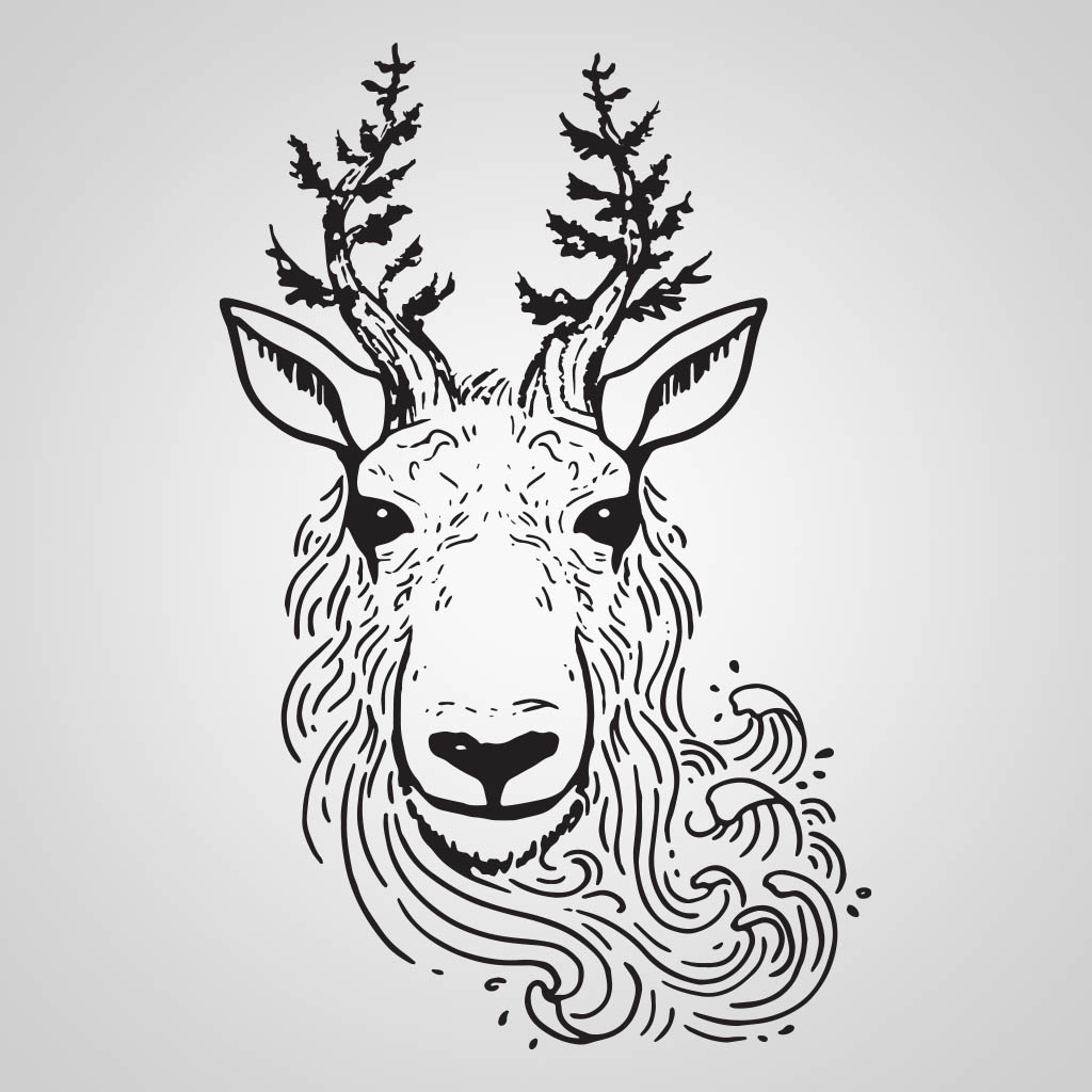 Harbor Mountain Brewery Goat Logo GPC Design GPC15895