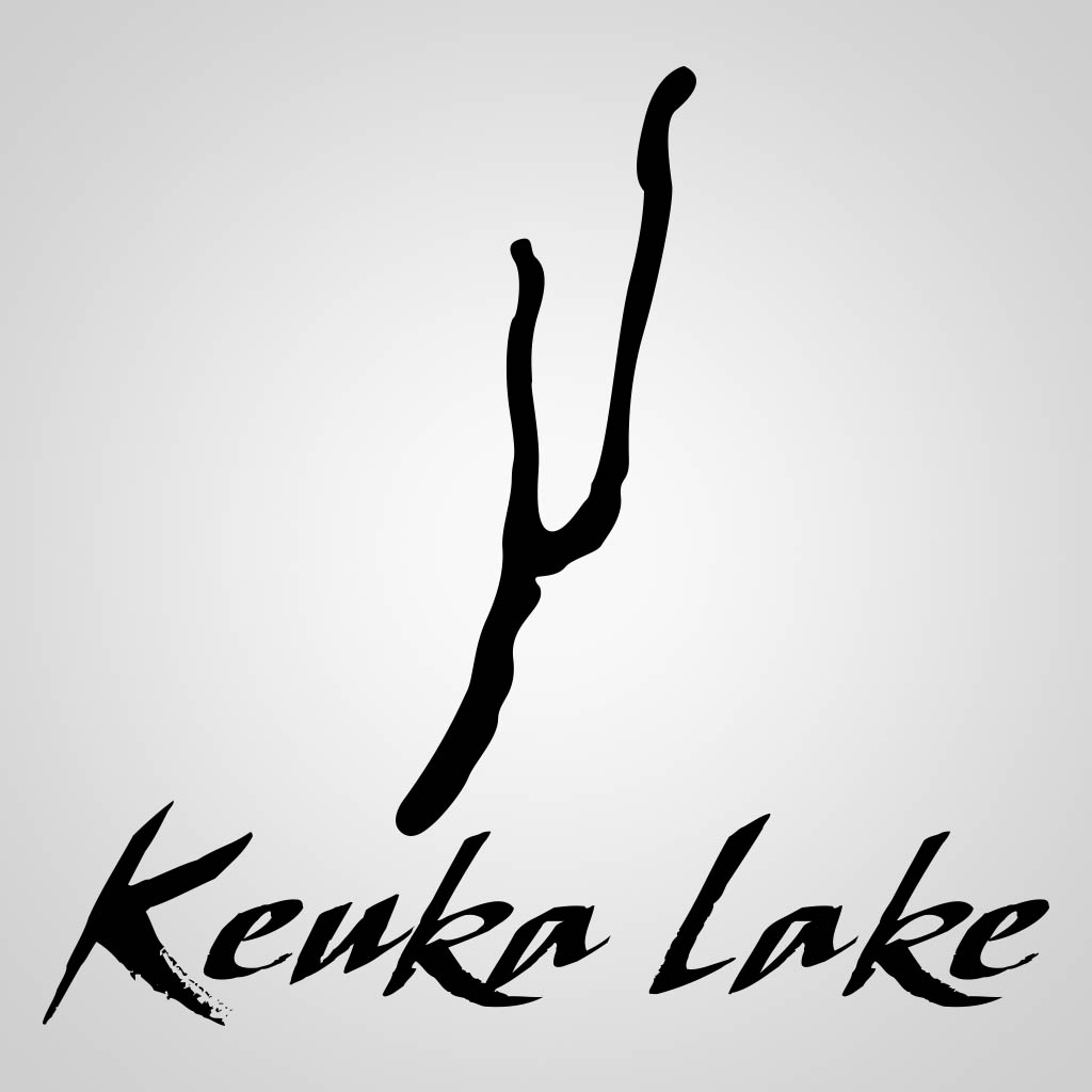 Keuka Lake With Outline Of Lake GPC Design GPC15918