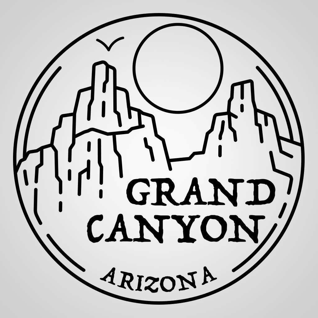 Grand Canyon Arizona Circle GPC Design GPC16083