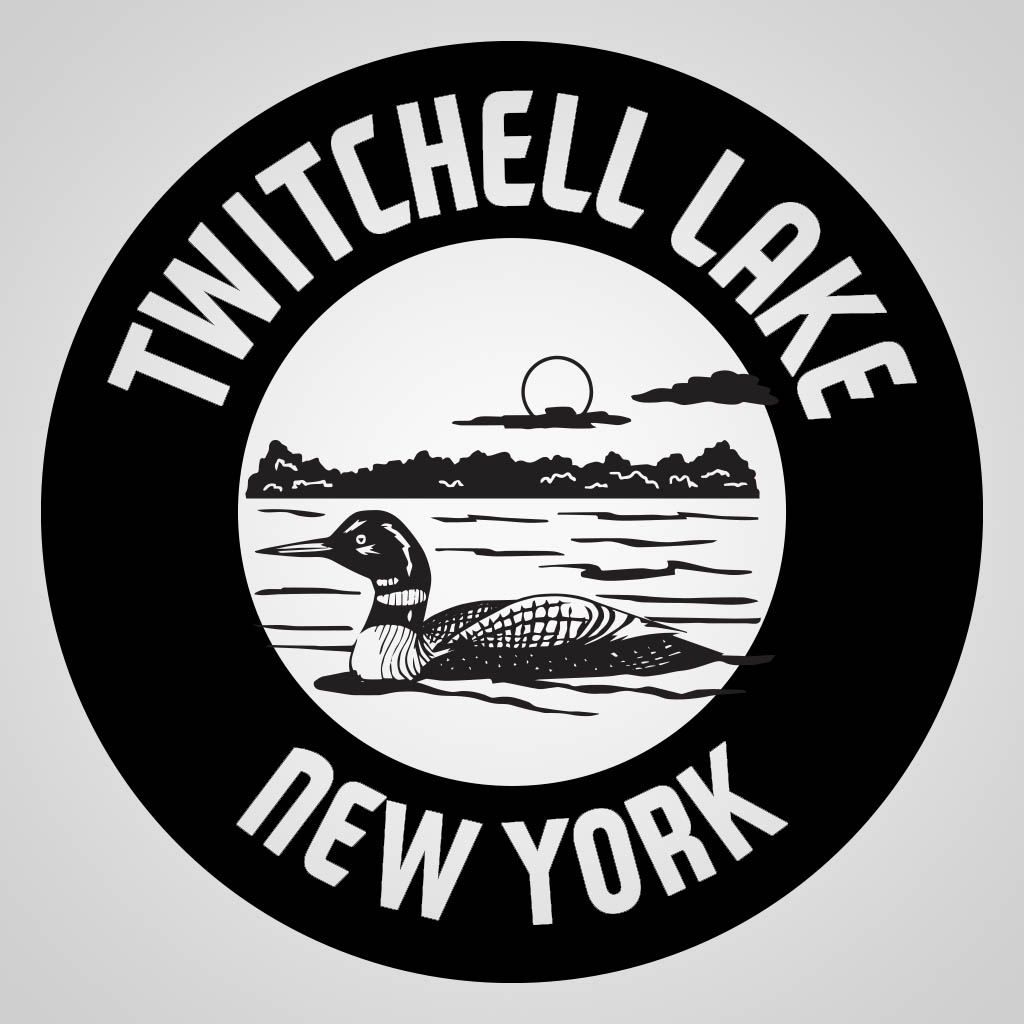 Twitchell Lake New York Loon in Circle GPC Design GPC16185