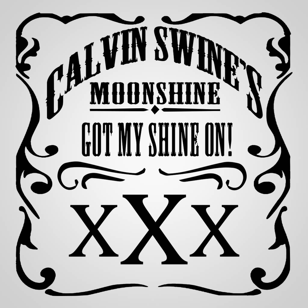 Got Shine, Calvin Swines Moonshine GPC Design GPC16227