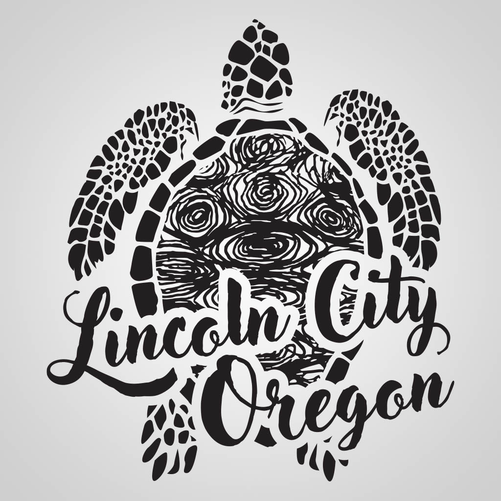 Lincoln City Oregon Sea Turtle GPC Design