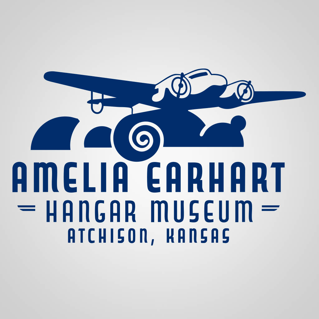 Amelia Earhart Hangar Museum Logo GPC Design GPC17678