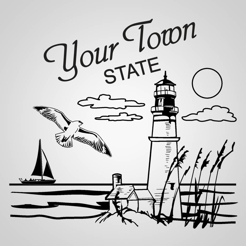 Coastal Lighthouse GPX Design GPX01005