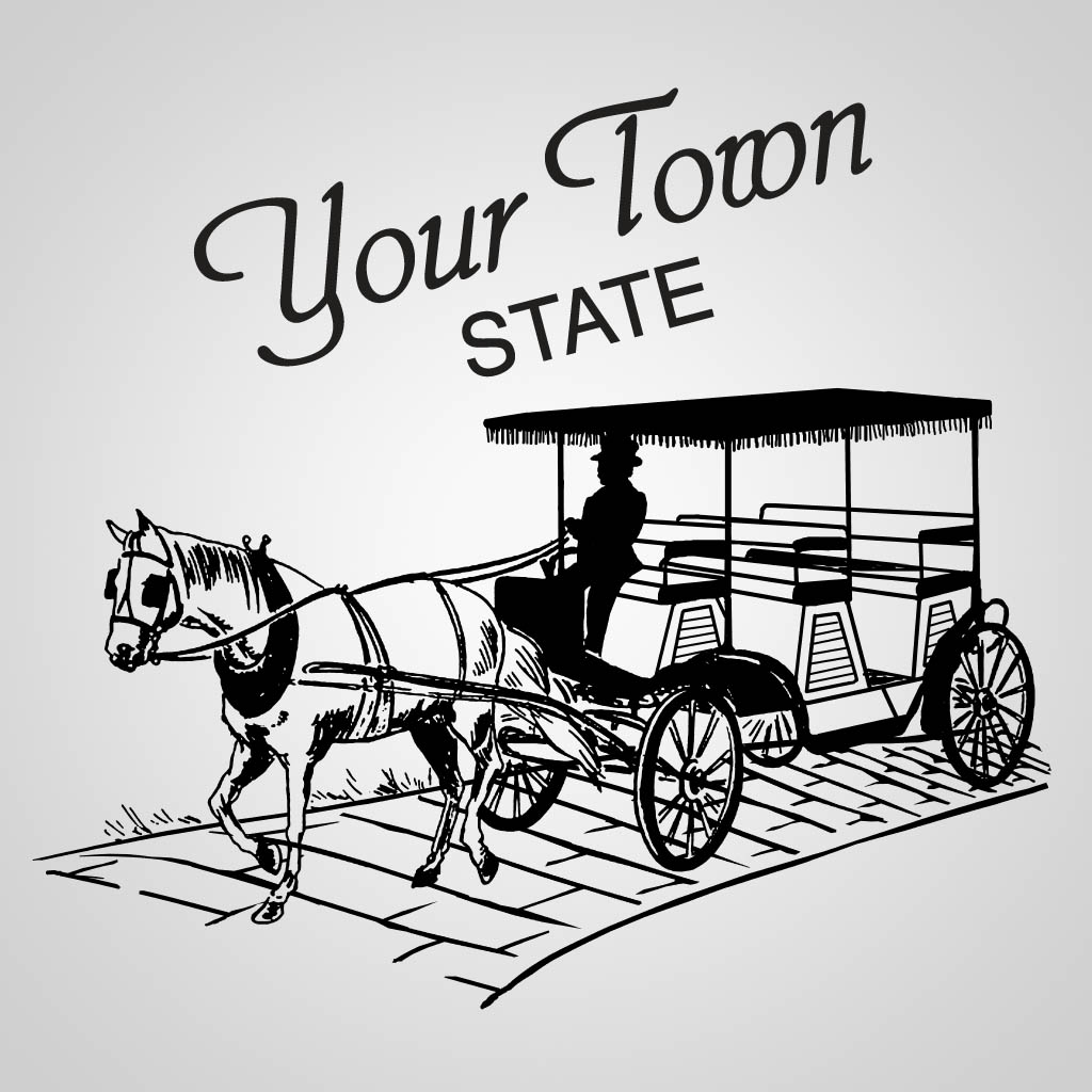 Surrey Horse Buggy GPX Design GPX01138