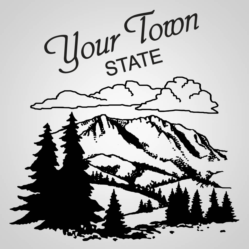 Mountain Scene GPX Design GPX01272