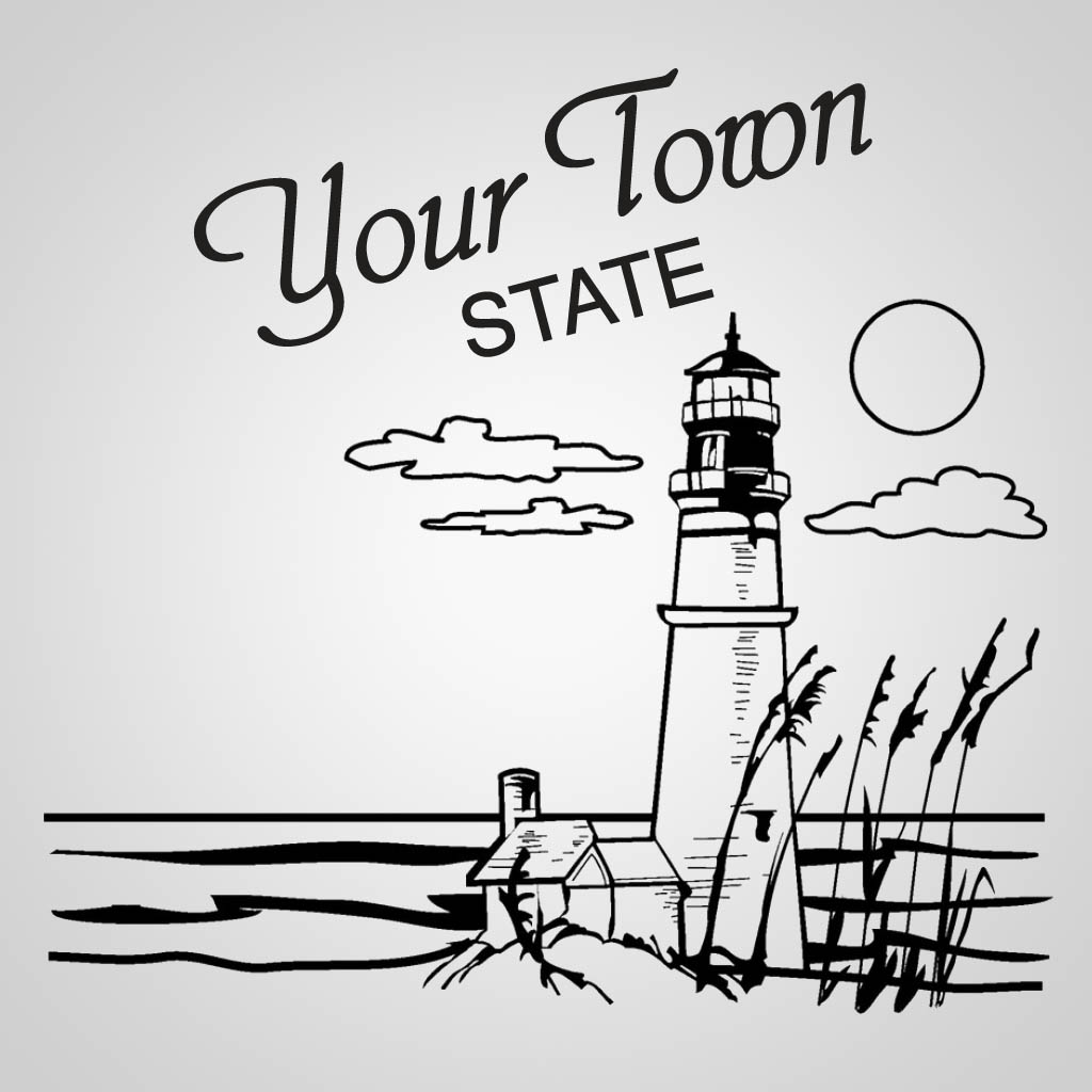 Coastal Lighthouse GPX Design GPX01319