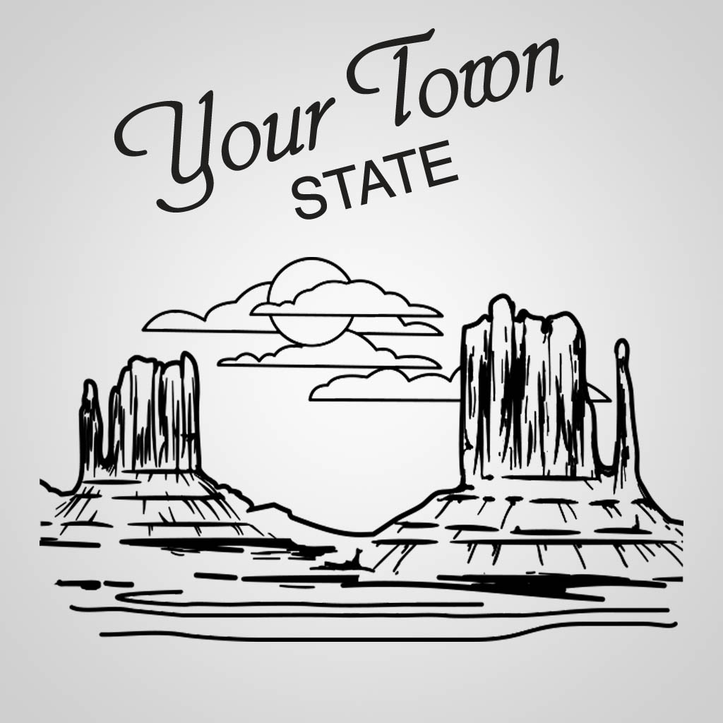 Desert Rock Formations GPX Design GPX01336