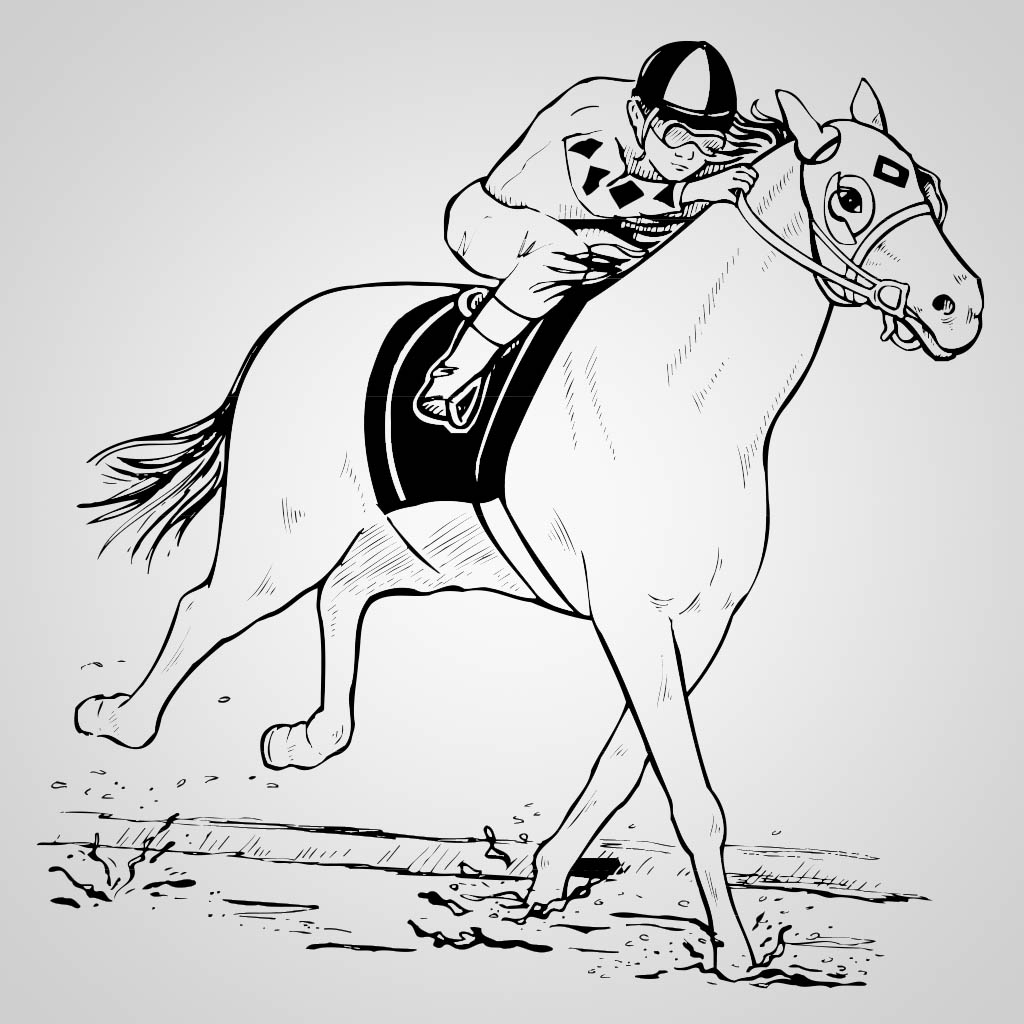 Jockey On Horse GPX Design