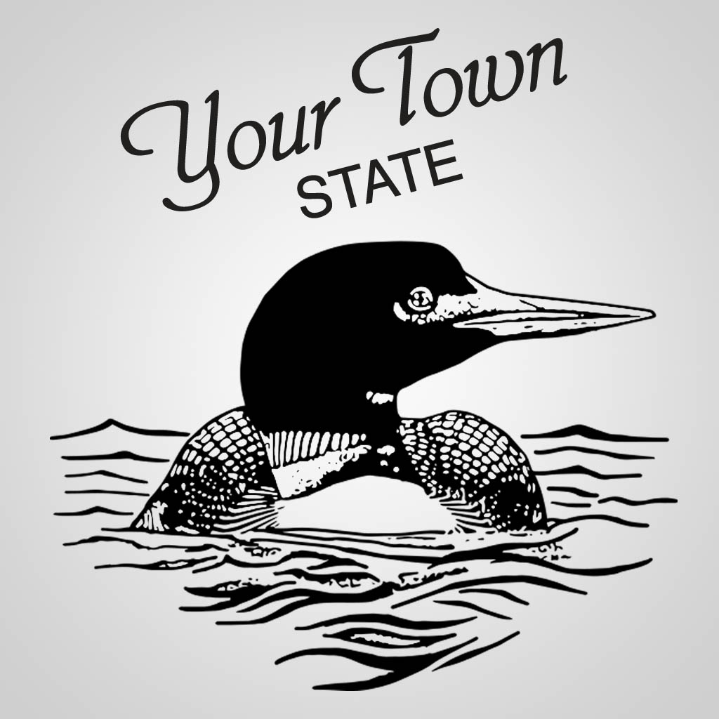 Loon In Water GPX Design GPX01405