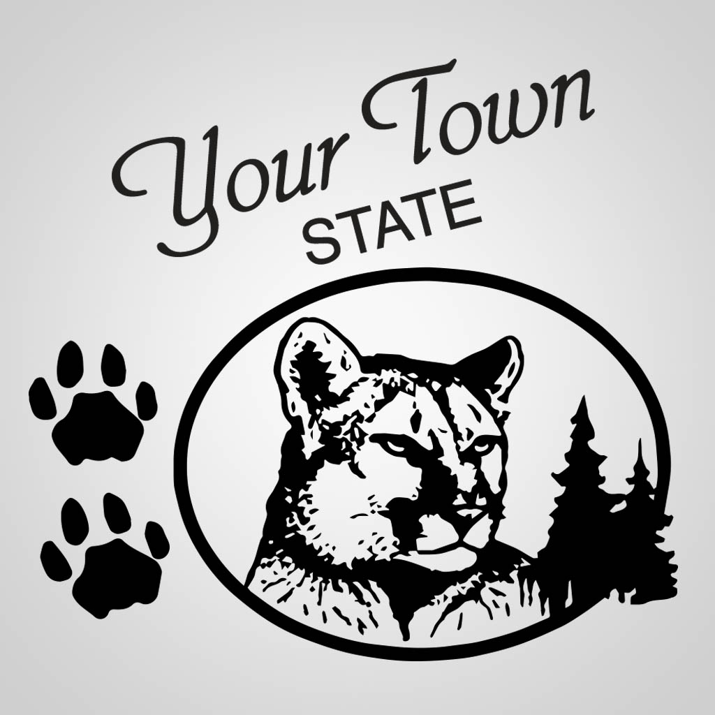 Cougar With Tracks GPX Design