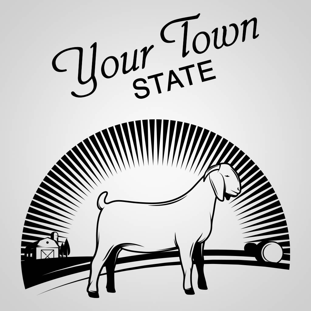 Goat Farm Animal GPX Design GPX01428