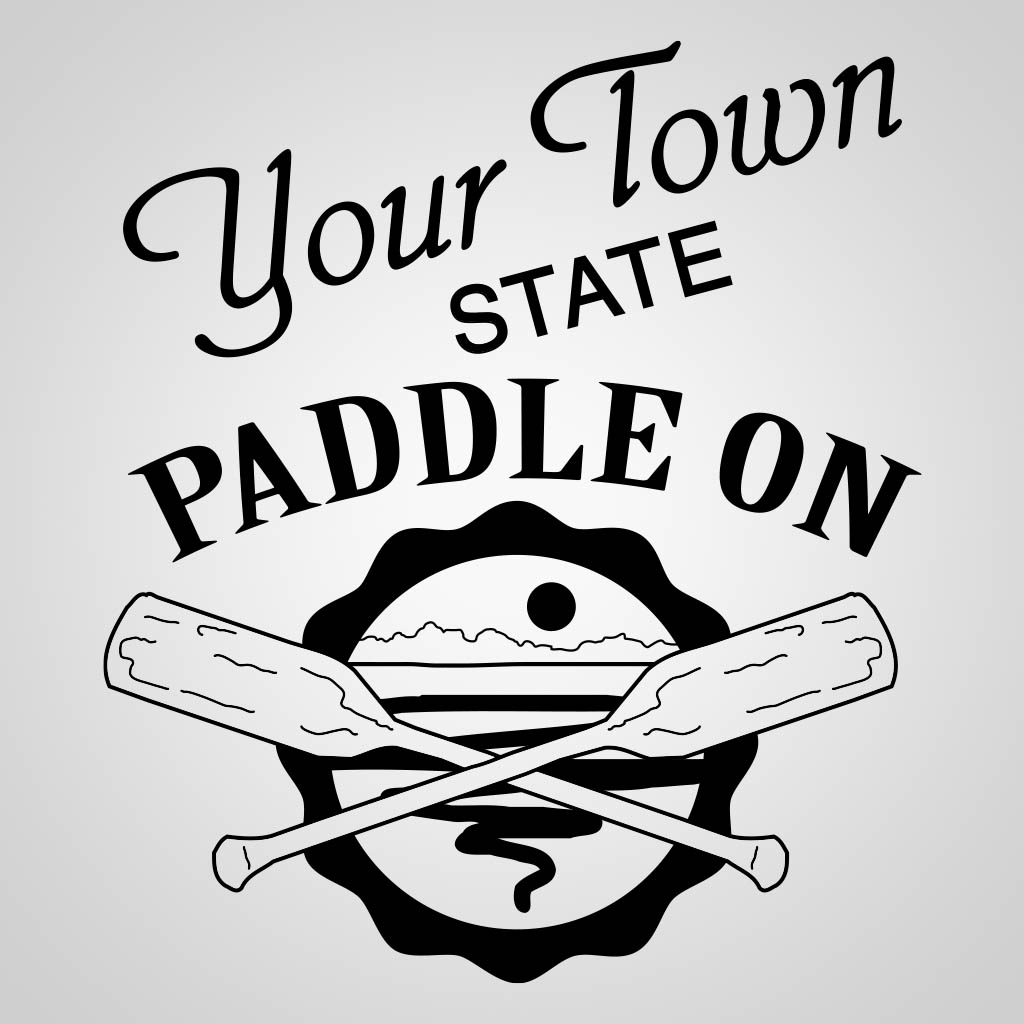 Paddle On With Name Drop GPX Design