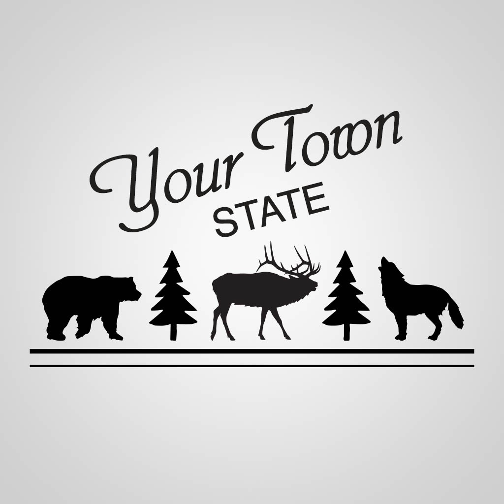 Wildlife Bear Elk Wolf GPX Design GPX01532