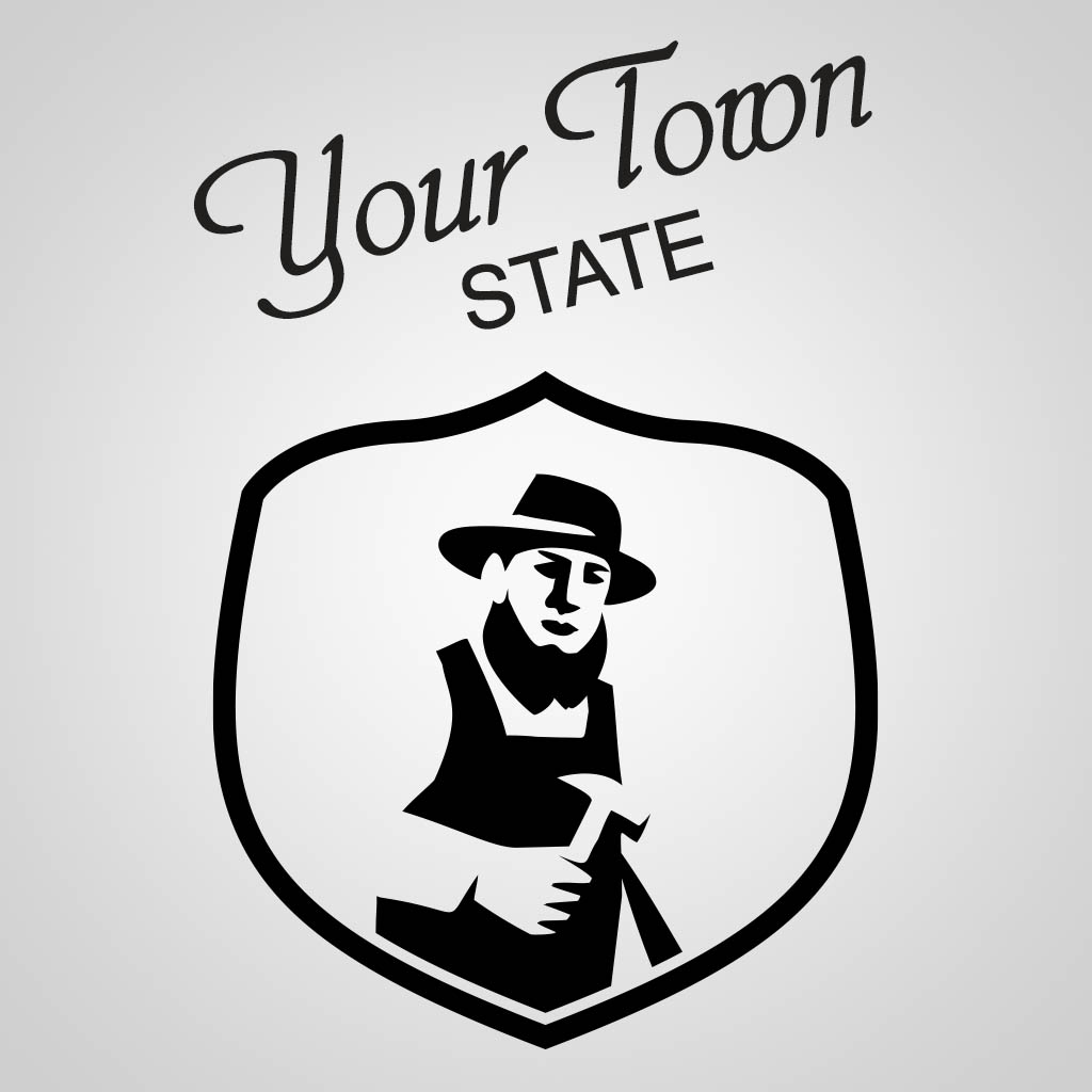Amish Blacksmith With Name Drop GPX Design GPX01566